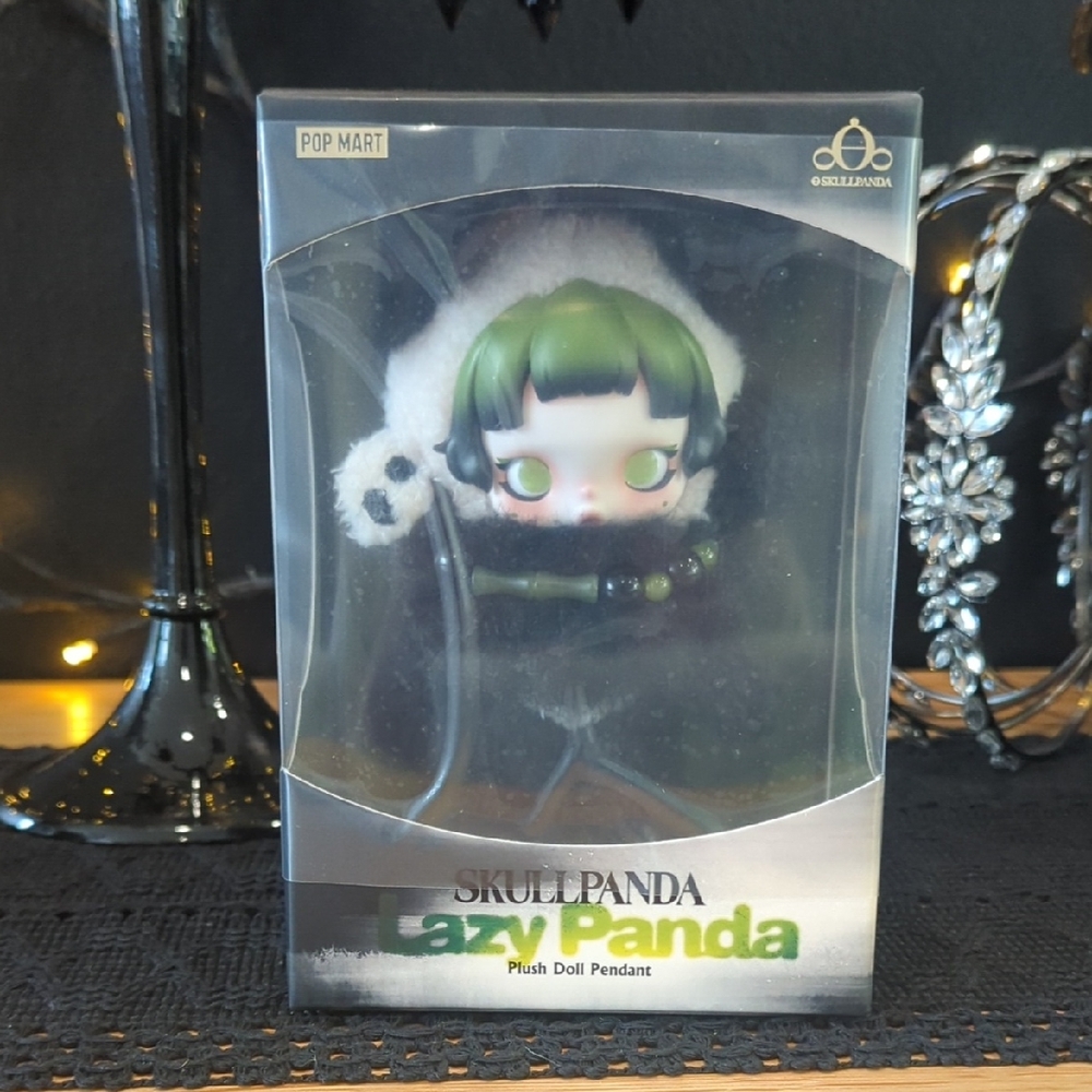 Pop Mart Skullpanda Lazy Panda Plush Doll Pendant